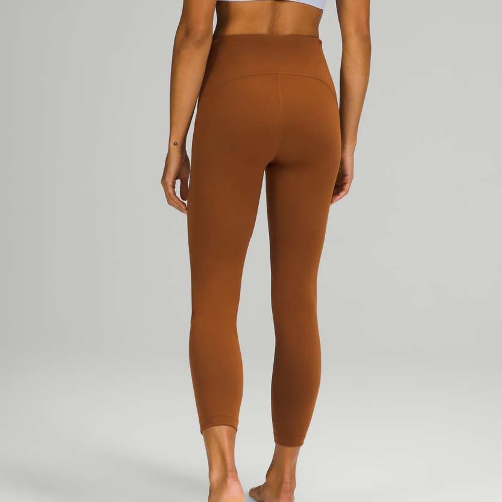 Lululemon Instill High-Rise Tight 25"| in Copper Brown
